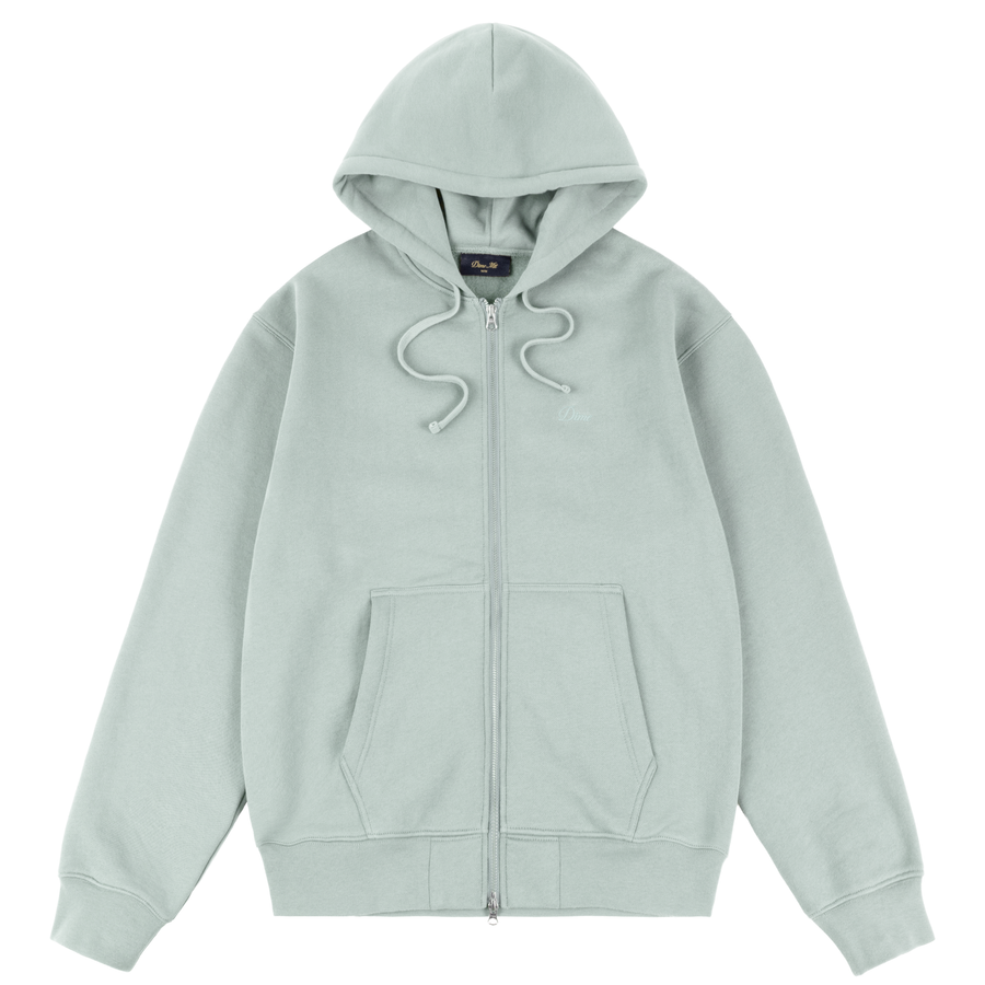 Cursive Zip Hoodie