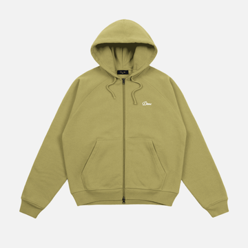 Cursive Small Logo Zip Hoodie