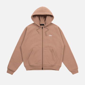 Cursive Small Logo Zip Hoodie