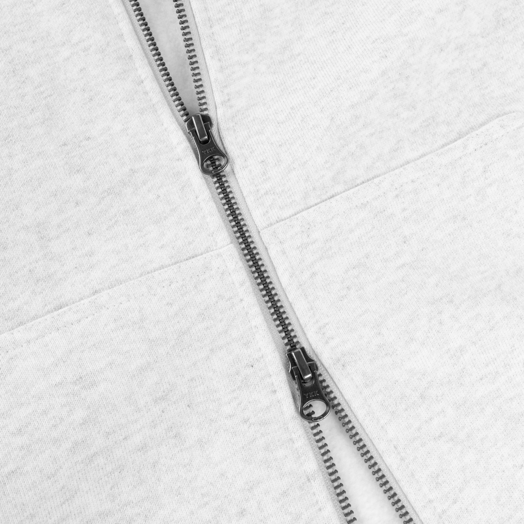 Cursive Small Logo Zip Hoodie