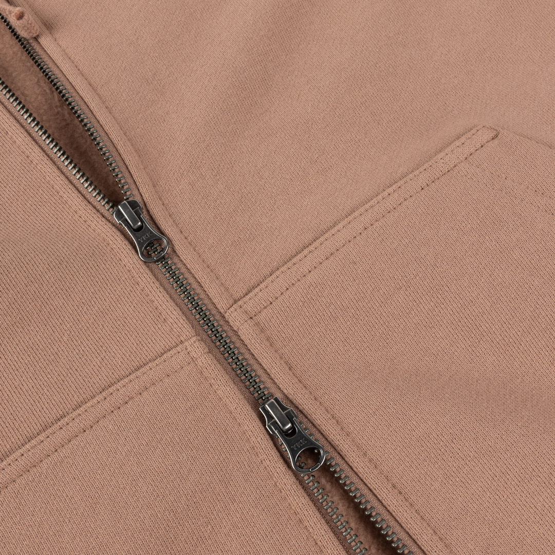 Cursive Small Logo Zip Hoodie