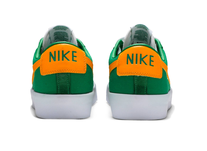 Nike SB Zoom Blazer Low Pro GT Lucky Green Gold Sneakers
